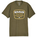 Simms Men's Stamp Lock Tech T-Shirt Military Heather Image 01