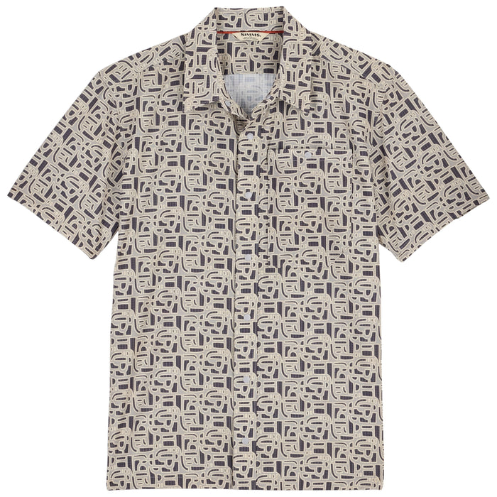 Simms Men's Tailout Air SS Shirt Block Burnished Clay Image 01