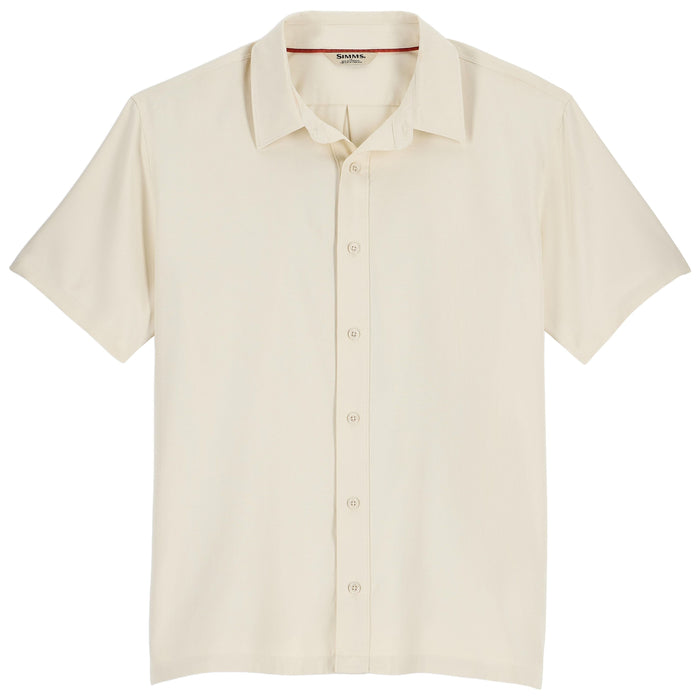 Simms Men's Tailout Deck SS Shirt Tallow Image 01