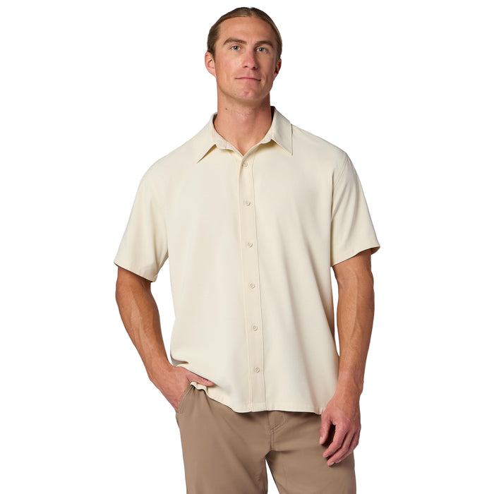 Simms Men's Tailout Deck SS Shirt Tallow Image 02