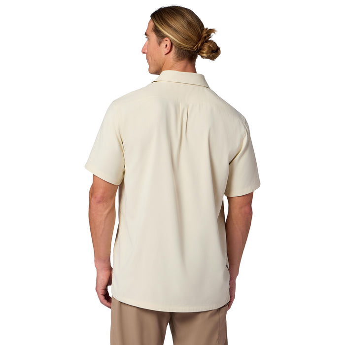 Simms Men's Tailout Deck SS Shirt Tallow Image 03