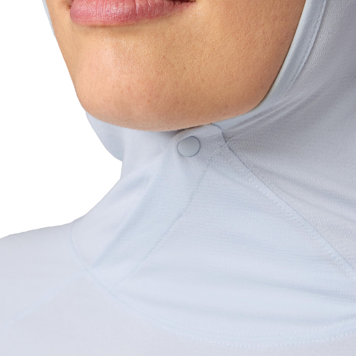 Simms Women's Solarflex Hoody Bimini Blue Image 05