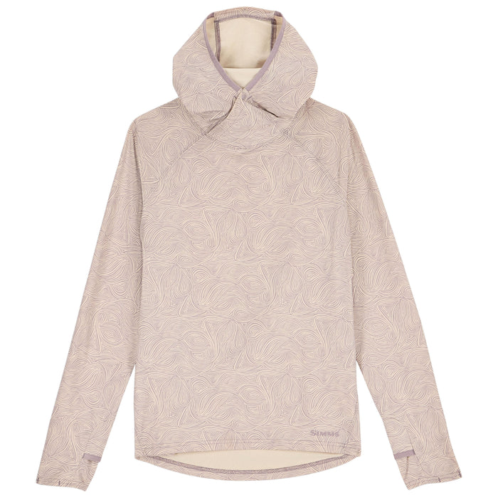 Simms Women's Solarflex Hoody Swirl Heron Image 01