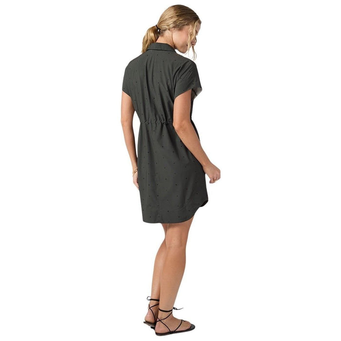 Stio Women's Mountain Flow Shirt Dress Raven Dot Image 05