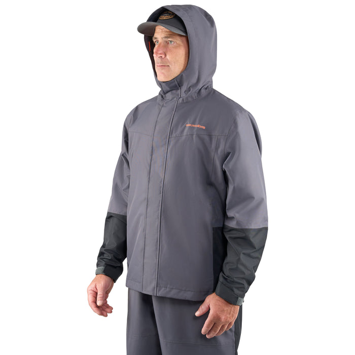 Grundens Men's Deepwater 2L Fishing Jacket Anchor Image 06