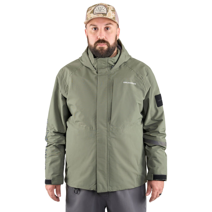 Grundens Men's Transmit X Jacket Stone Moss Image 02