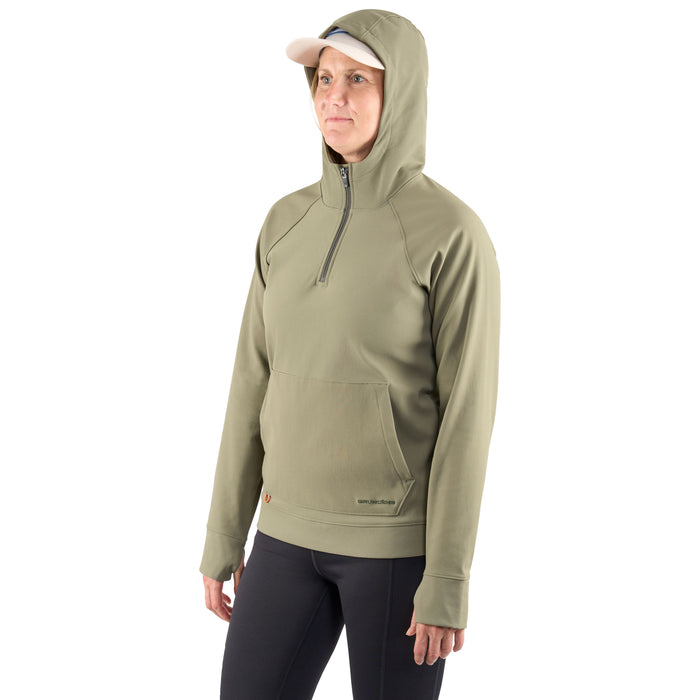 Grundens Women's Kryall Hoodie Forest Image 05