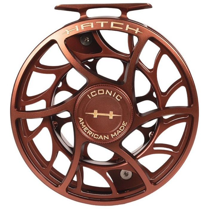 Hatch Custom Rust Iconic Large Arbor Fly Reel 11 Plus Rust Image 03