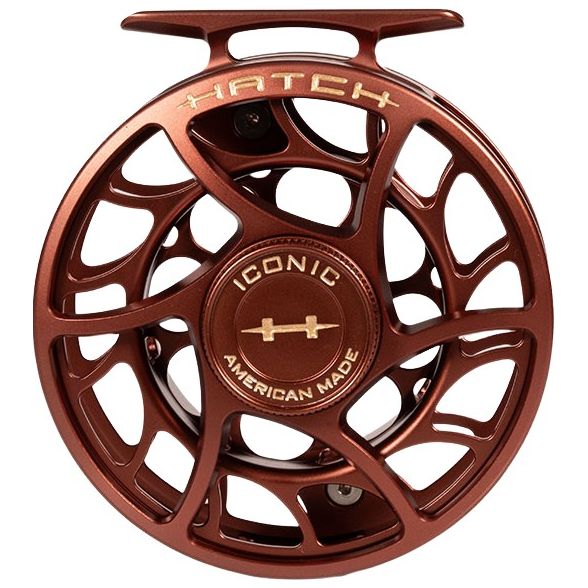 Hatch Custom Rust Iconic Large Arbor Fly Reel 5 Plus Rust Image 03