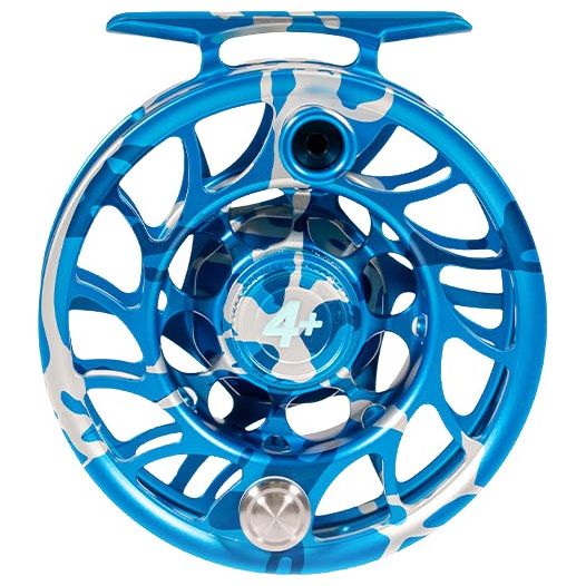 Hatch Custom Splash Camo Iconic Large Arbor Fly Reel 4 Plus Splash Camo / Light Blue Image 01