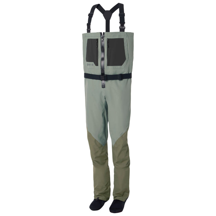 Orvis Men's Clearwater Zip Waders Sagebrush Image 01