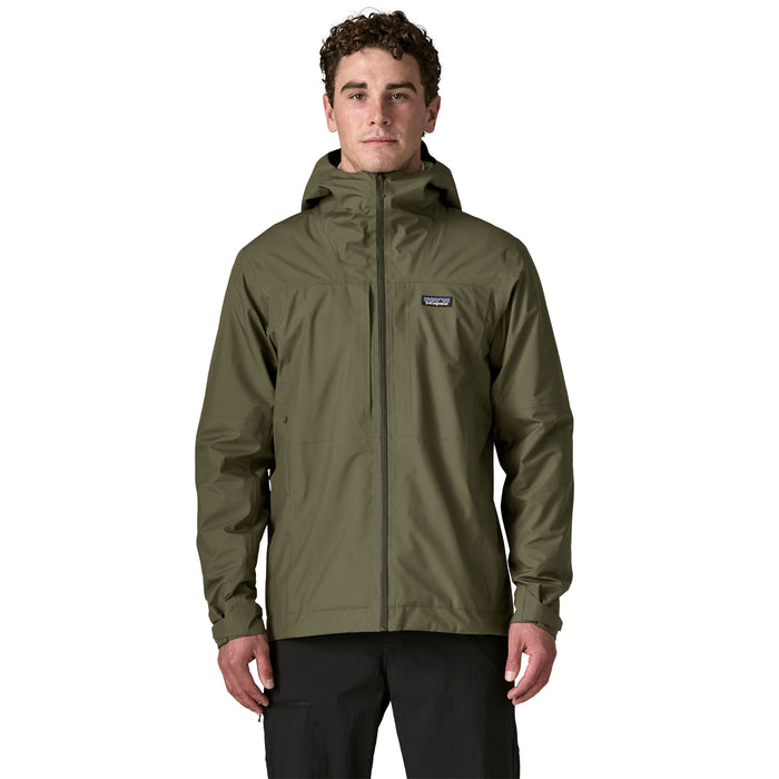 Patagonia Men's Insulated Boulder Fork Rain Jacket Basin Green Image 03