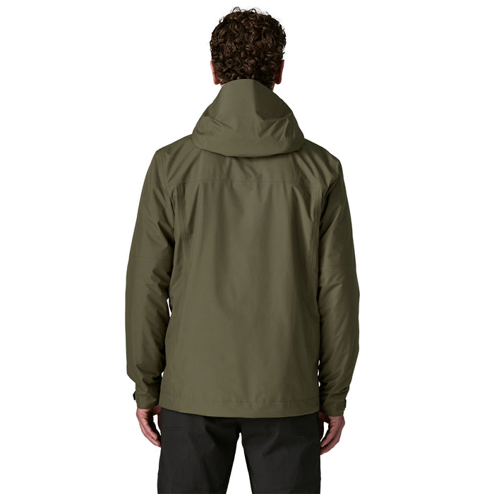 Patagonia Men's Insulated Boulder Fork Rain Jacket Basin Green Image 05