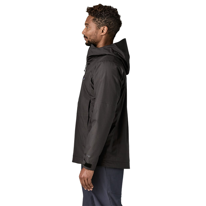 Patagonia Men's Insulated Boulder Fork Rain Jacket Black Image 03
