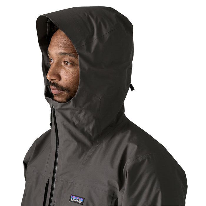 Patagonia Men's Insulated Boulder Fork Rain Jacket Black Image 05