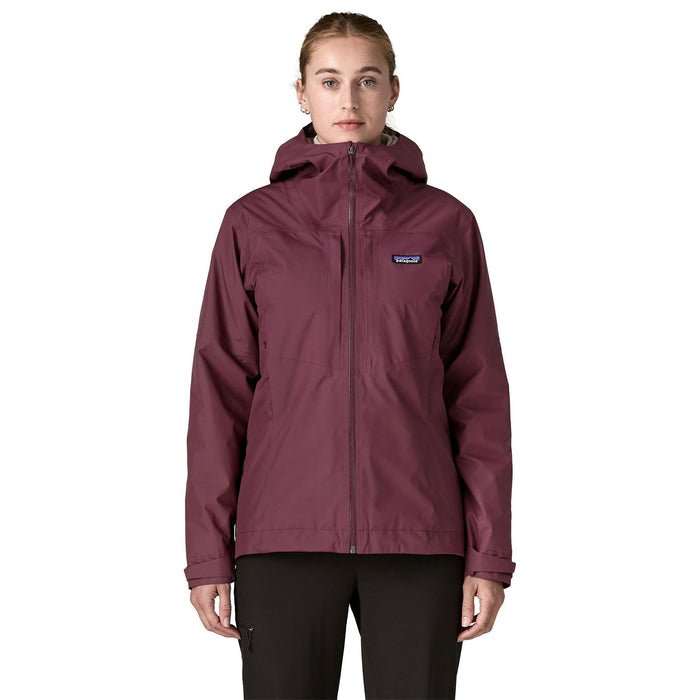 Patagonia Women's Insulated Boulder Fork Rain Jacket Berry Fig Image 02