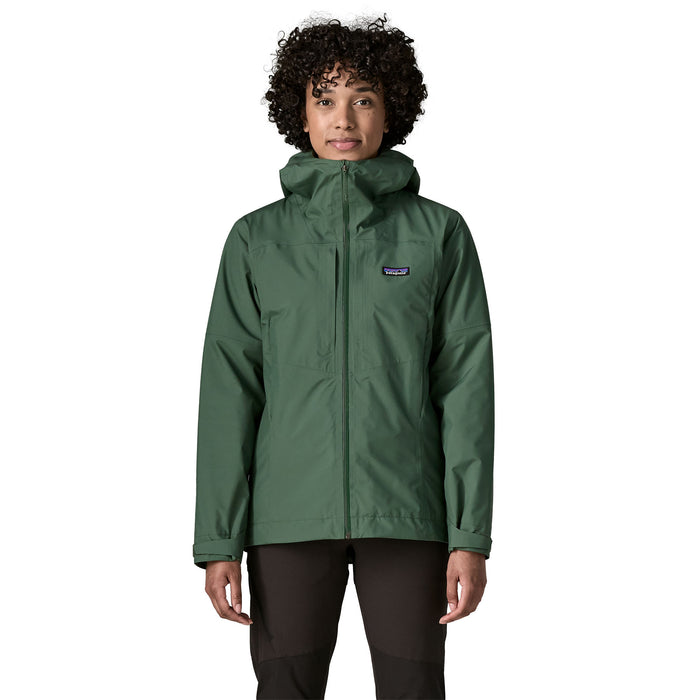 Patagonia Women's Insulated Boulder Fork Rain Jacket Canopy Green Image 03