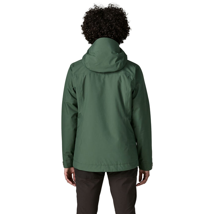 Patagonia Women's Insulated Boulder Fork Rain Jacket Canopy Green Image 05