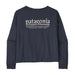 Patagonia Women's Long-Sleeved Hut Tripper Easy Cut T-Shirt Smolder Blue Image 01