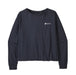 Patagonia Women's Long-Sleeved Hut Tripper Easy Cut T-Shirt Smolder Blue Image 02