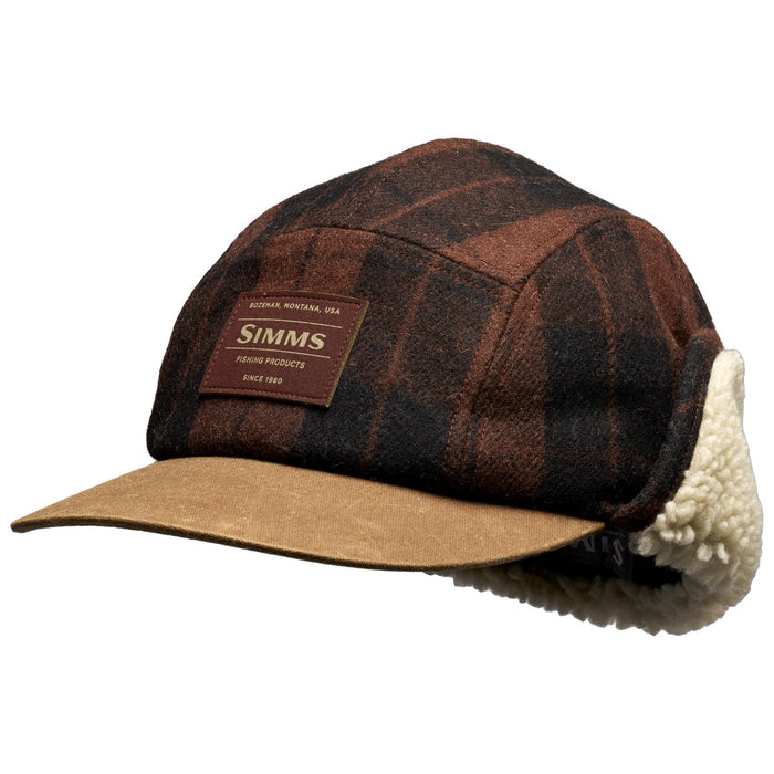 Simms Coldweather Cap Duke Plaid: Hickory Image 03