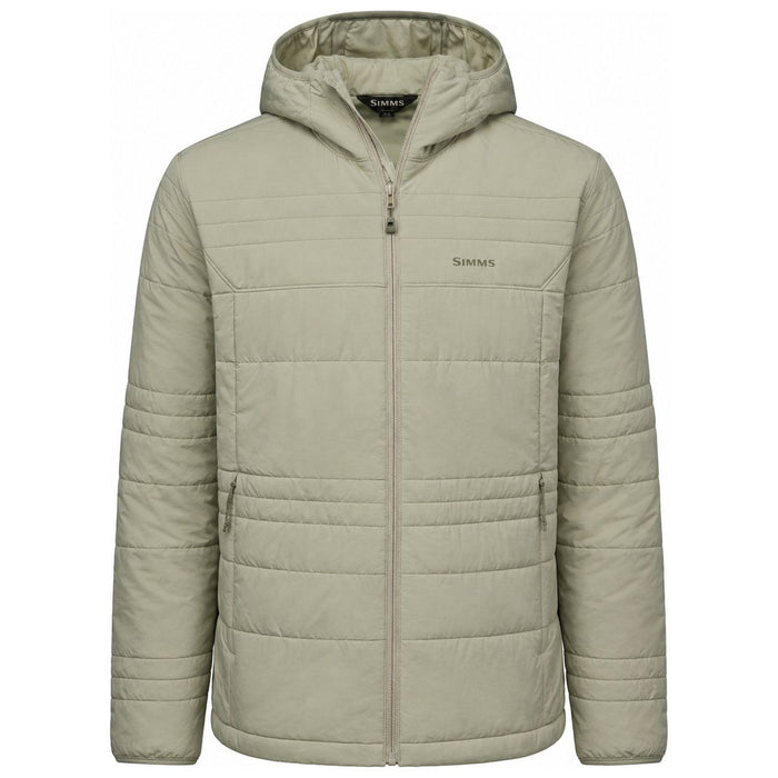 Simms Men's Fall Run Hooded Jacket Pale Pine Image 01
