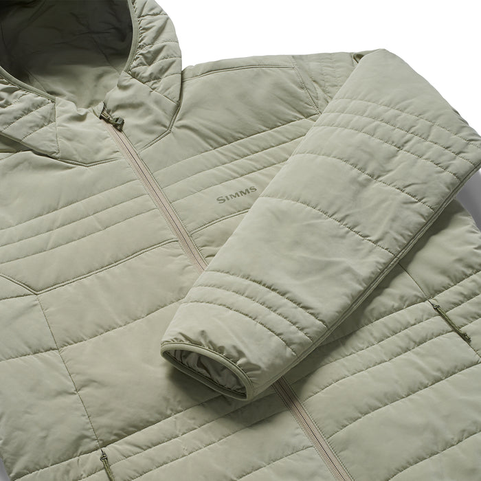 Simms Men's Fall Run Hooded Jacket Pale Pine Image 06