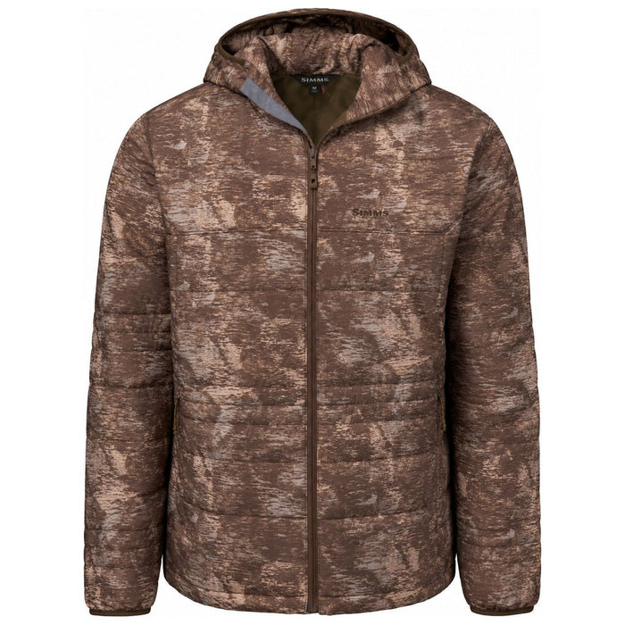 Simms Men's Fall Run Hooded Jacket Windy Jasper Image 01