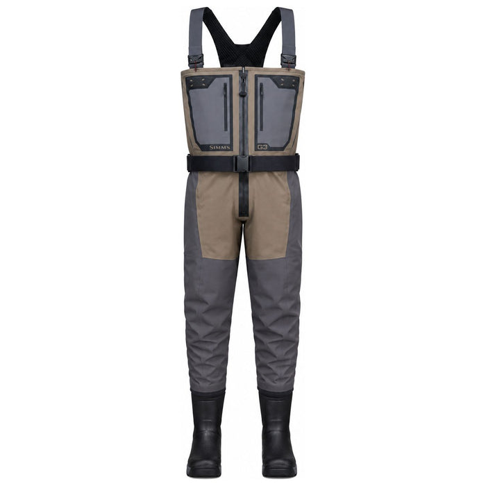 Simms Men's G3Z Pro Bootfoot Wader - Rubber Dark Elkhorn Image 01