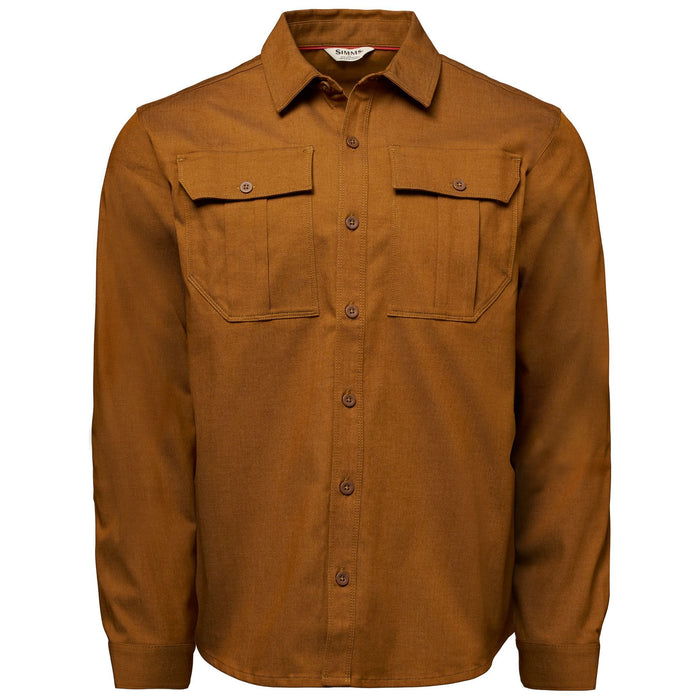 Simms Men's Harbor Work Shirt Cobia Image 01