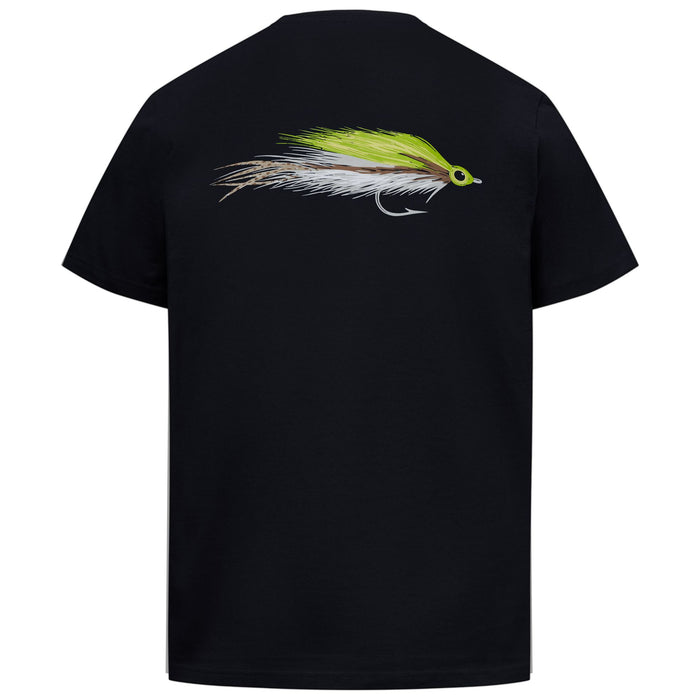 Simms Men's Lefty Deceiver Tech T-Shirt Black Image 01