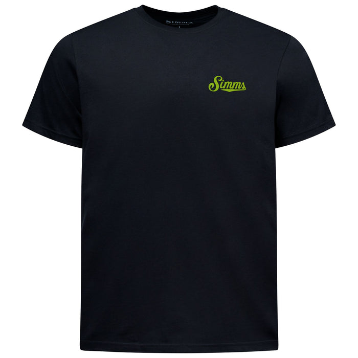Simms Men's Lefty Deceiver Tech T-Shirt Black Image 02