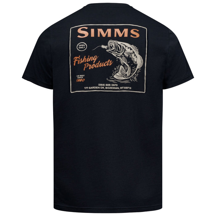 Simms Men's Local Shop Tech T-Shirt Black Image 01