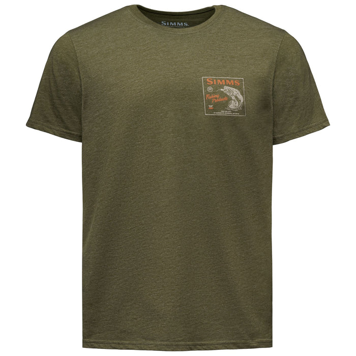 Simms Men's Local Shop Tech T-Shirt Military Heather Image 02