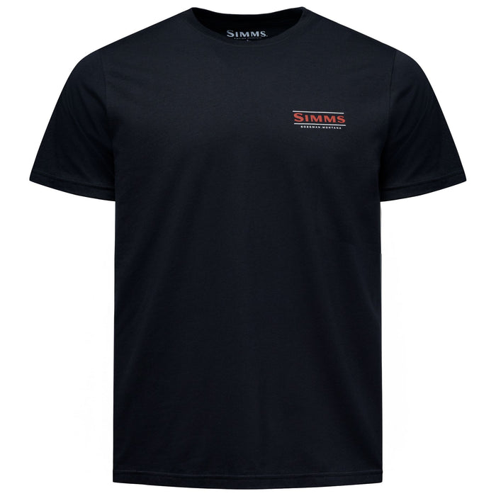 Simms Men's Lockup Tech T-Shirt Black Image 02