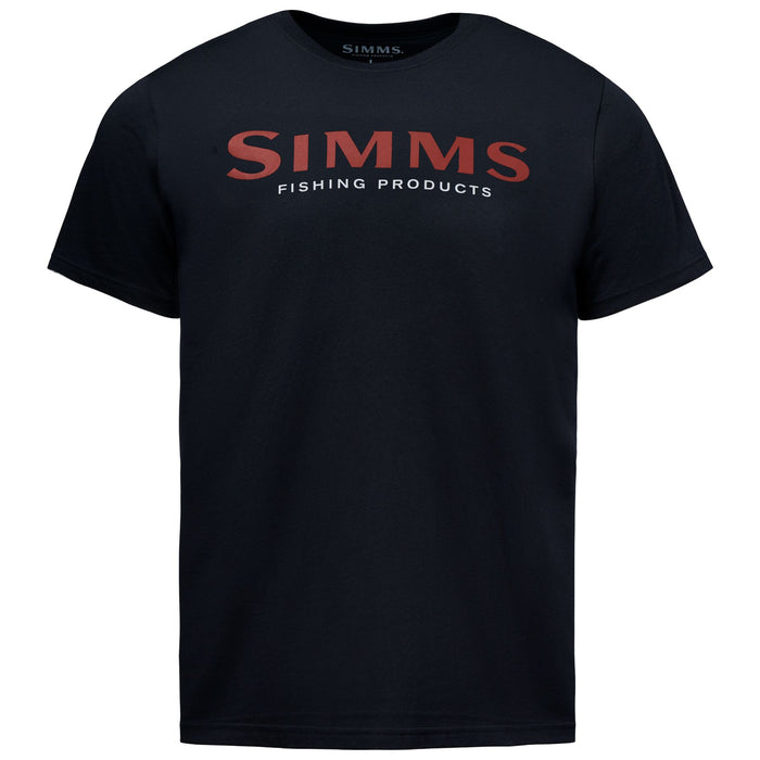 Simms Men's Logo Tech T-Shirt Black Image 01