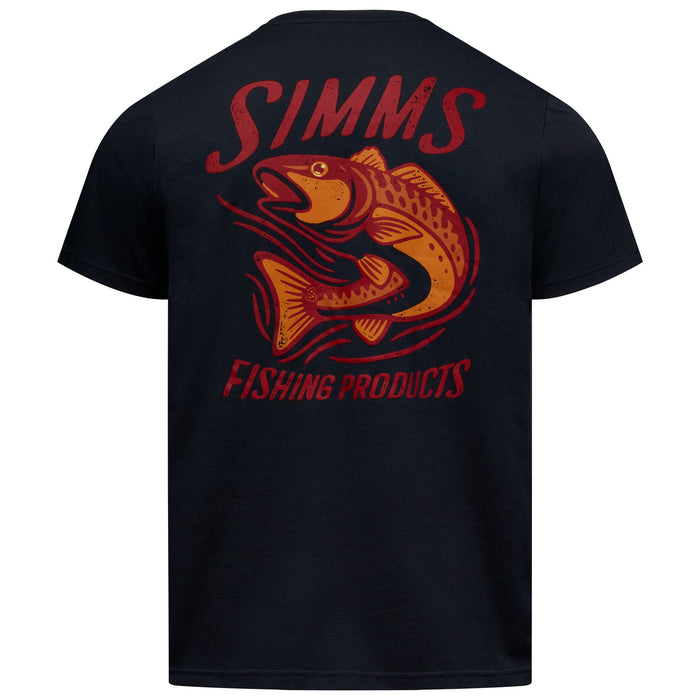 Simms Men's Redfish Tech T-Shirt Black Image 01