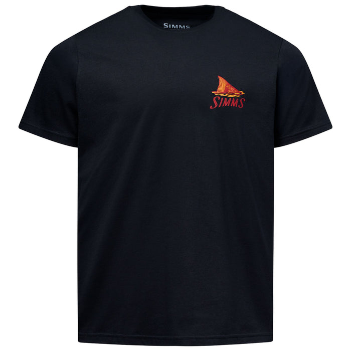 Simms Men's Redfish Tech T-Shirt Black Image 02