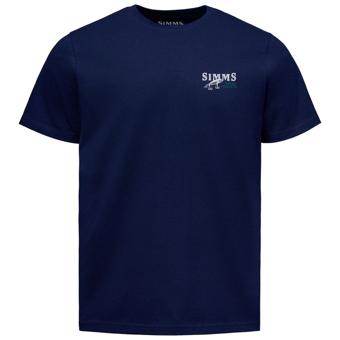 Simms Men's Striper Blitz T-Shirt Classic Blue Image 02
