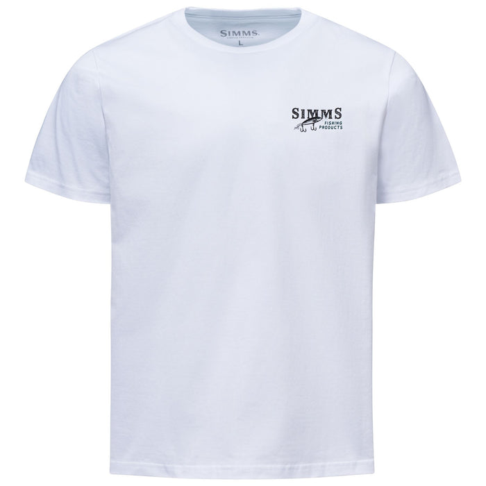 Simms Men's Striper Blitz T-Shirt White Image 02