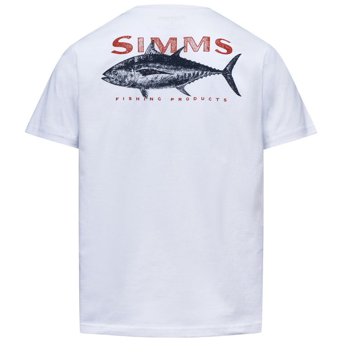 Simms Men's Tuna T-Shirt White Image 01