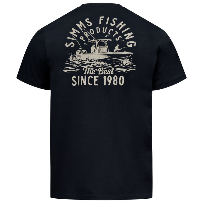Simms Men's Waterman Tech T-Shirt Black Image 01