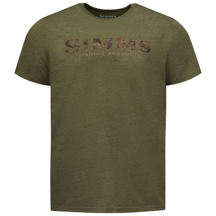 Simms Men's Windy Tech T-Shirt Military Heather Image 01