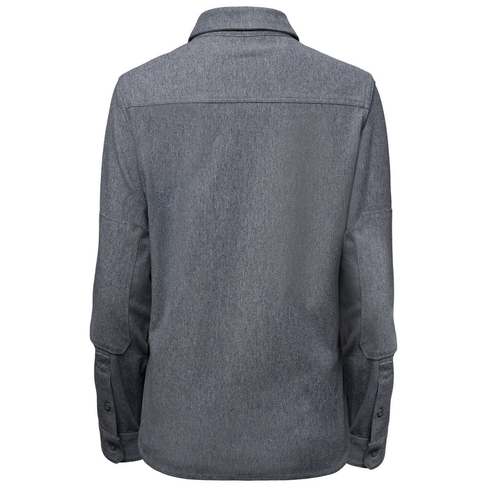 Simms Women's Tailout Knit LS Shirt Steel Heather Image 02