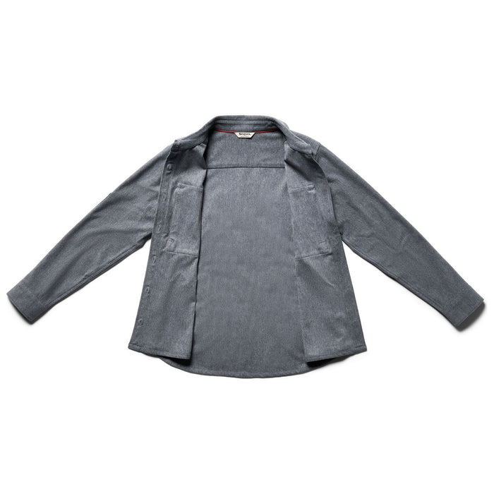 Simms Women's Tailout Knit LS Shirt Steel Heather Image 03