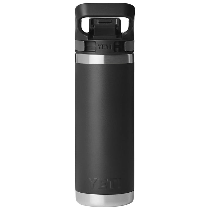 YETI Rambler 18 oz Water Bottle with Flip Chug Cap Black Image 02