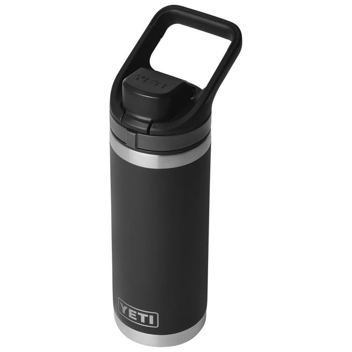 YETI Rambler 18 oz Water Bottle with Flip Chug Cap Black Image 03