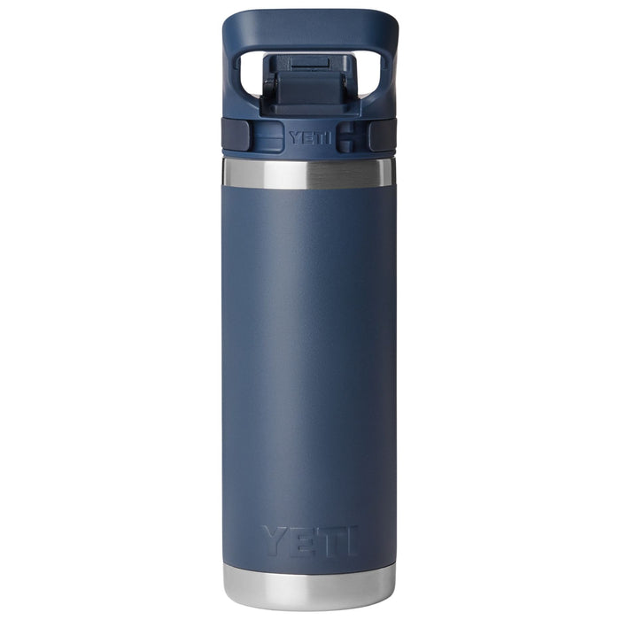 YETI Rambler 18 oz Water Bottle with Flip Chug Cap Navy Image 02
