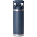 YETI Rambler 18 oz Water Bottle with Flip Chug Cap Navy Image 02