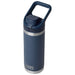 YETI Rambler 18 oz Water Bottle with Flip Chug Cap Navy Image 03